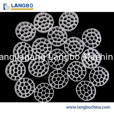 HDPE Mbbr 생물학적 담체 필터 미디어 튜브 압출 성형기