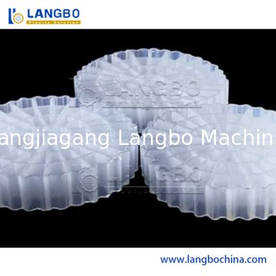 Mbbr HDPE 바이오 필름 캐리어 추출 제조 기계