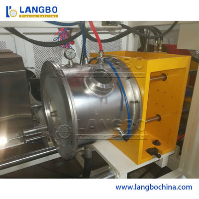 터치 스크린 제어 및 단일 나사 진압기와 16-50mm의 작은 PVC 파이프 벨링 머신