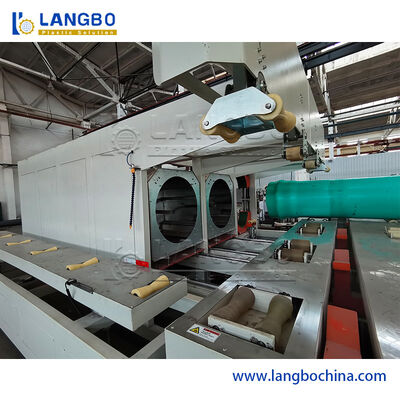 250mm RU 플라스틱 파이프 벨링 기계 완전 자동