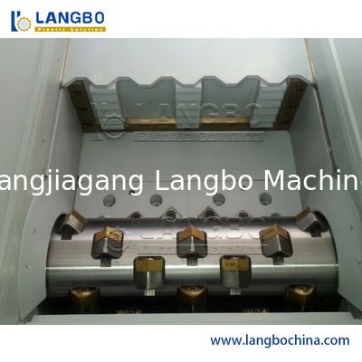 플라스틱 폐기물, 나무 팔레트, HDPE 파이프, 섬유, 직물 필름 파쇄 재활용 기계를 위한 플라스틱 기계 단일 샤프트 파쇄기