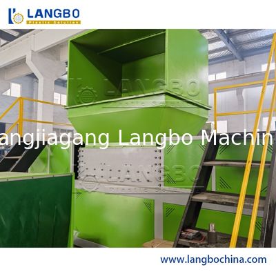 완전 자동 수평 폐플라스틱 파쇄기 분쇄기 신형 엔진 분쇄 PVC 파이프 PE 골판지 파이프 재활용 파쇄기