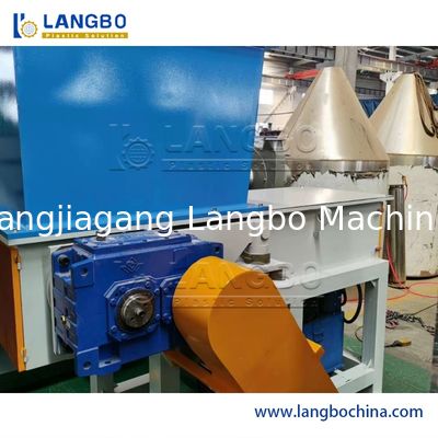 Plastic Recycling Shredder Crusher PP Bottle PE Film HDPE Blue Barrel PVC Profile Pipe ABS Pet Bottles PC Waste Crushing