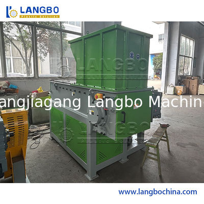 Waste Film/Pipe/Bottle/Bag/Wood Pallet/Cardboard/Tire/Metal/Paper/Cardboard Plastic Double Shaft Shredder Machine