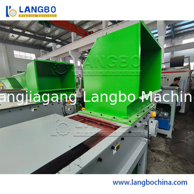 강력한 수평 플라스틱 쉐리더 기계 PVC PE 코러브 파이프 튜브 트레이 펠레트 애완 동물 PVC PC EVA ABS 매일 재료 분쇄 분쇄