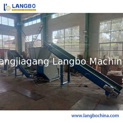 PE HDPE LDPE 재활용 분쇄기 플라스틱 분쇄 기계 애완 동물 PP Shredder 재활용 폐기물 플라스틱 고품질 1000kg / H 더블 샤프트 Shredder