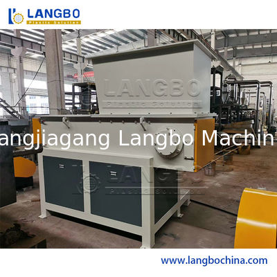 HDPE 플라스틱 파이프, PVC 덩어리, 정제, 판, 목재 팔레트 쉐러더 크레셔, 재활용 기계