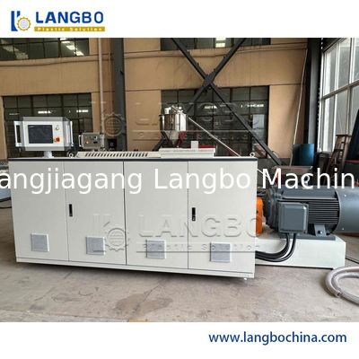 16-630mm PVC CPVC UPVC / HDPE / LDPE / PE PP PPR 전선관 파이프 / 호스 트윈 & 싱글 스크류 압출기 / 압출 플라스틱 제조 기계 (수도/가스 공급용)