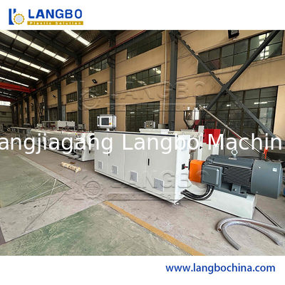 에너지 절약 플라스틱 관 밀어남 선, 새로운 조건 쌍둥이 나사 압출기