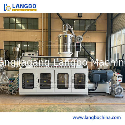 단일 나사 추출기 파이프 기계 PE HDPE 파이프 추출 생산 라인