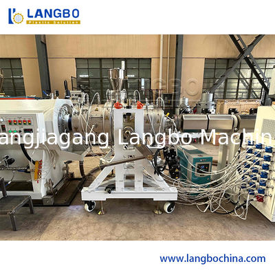 PE 파이프 진압 생산 라인 Co 진압 플라스틱 진압 기계