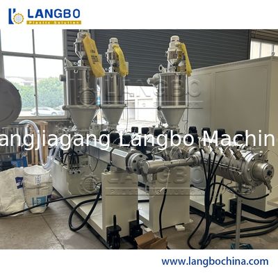 Pe Co 구축 피프라 파이프 생산 라인 350kgs / Ｈ 다층 튜브