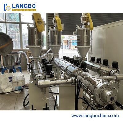 다층 피프라 파이프 압출 라인 16 밀리미터 - 63 밀리미터 180 킬로그램 / Ｈ 지멘스 PLC