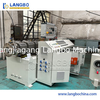 원뿔 두 배 나사 압출기를 가진 300mm PVC 단면도 밀어남 선