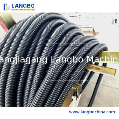 플라스틱 연질 PVC 섬유 골판관 압출기