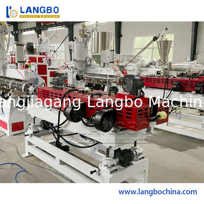 플라스틱 HDPE PE PVC PP 듀블 싱글 벽 코러브 Dwc 파이프 튜브 튜브 튜브 추출 생산 제조 제조 기계