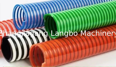 PVC Single Wall Corrugated Pipe Plastic Extruder Machine