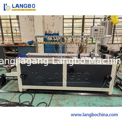 Price Label Machinery Price Holder Plastic Extruder Transparent PVC Profile Production Line PVC Price Tag Making Machine