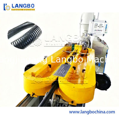 PVC 이중벽 골관 압출 생산 라인 PVC PE 파이프 제조 기계