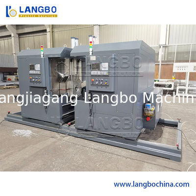 16~160mm 파이프 및 자동 센터링을 위한 CNC/PLC 제어로 된 PVC 파이프 스레딩 머신