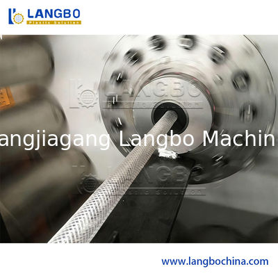 PVC 편조 정원 물 호스 기계 자동 PVC 섬유 강화 호스 파이프 생산 라인