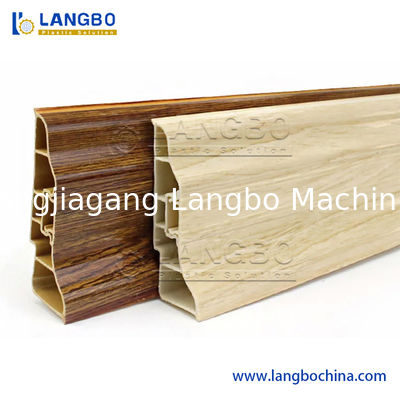 PVC 스커팅 보드 (접착식, 드릴 없이 설치 가능, 홈 데코 트림)