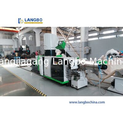 폐플라스틱 PE PP ABS 워터 링 과립기