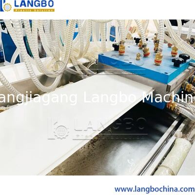 기계, 55KW 힘 구렁 패널 PVC 생산 라인을 만드는 자동적인 PVC 장
