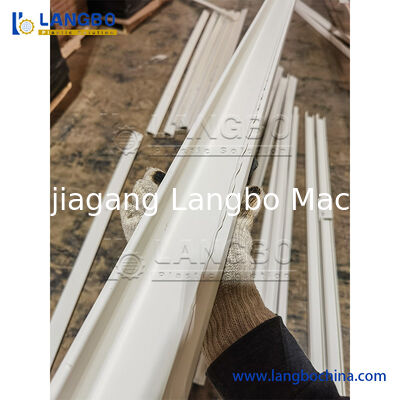 55/110 콩형 쌍 나사 엑스트루더 PVC 프로필 추출 라인 1180mm 케이블 트렁크 22KW 모터 전력