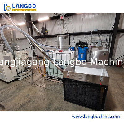 55/110 Conical Twin Screw Extruder PVC Profile Extrusion Line for 1180mm Cable Trunk with 22KW Motor Power