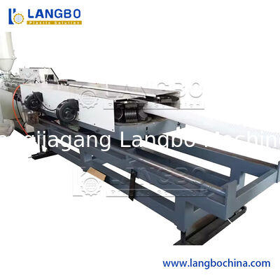 PP PVC UPVC Opvc 파이프 압출 라인 가스 수도관 공급 배수 전기 호스 튜브 생산 단벽 골판지 플라스틱 파이프 압출 라인