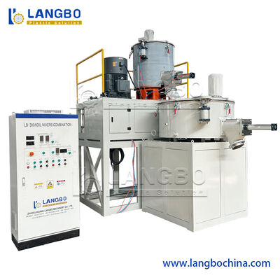 ISO 튼튼한 나사형 콘베이어 고성능을 가진 자동 PVC 믹서 기계