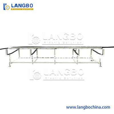 PE 큰 지름 홀로 벽 파이프 쌍둥이 단일 나사 추출기 추출 플라스틱 생산 라인 제조 기계