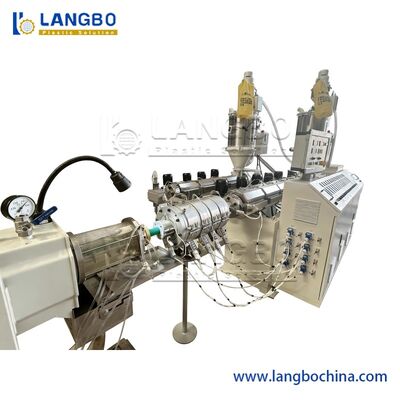 마크 라인 63 밀리미터 PLC 리모콘과 플라스틱 PPR 파이프 압출 생산