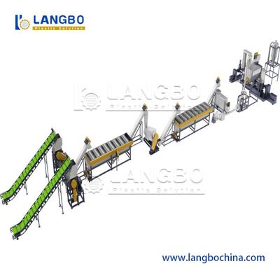 분쇄 폐기물 플라스틱 재활용 펠레팅 기계