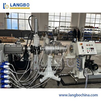 플라스틱 PPR PE 파이프 제작 라인 3 층 PLC 리모콘