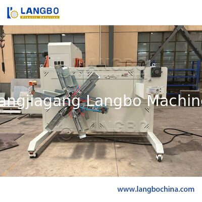 슈나이더 일렉트릭 부품 자동 플라스틱 튜버 리와인더 기계 PE HDPE 골판관 코일링 범위 1600-3200mm