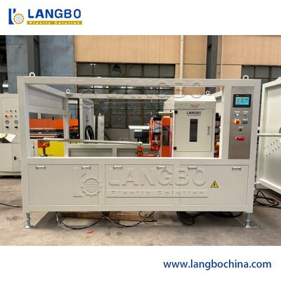 PVC 하수 유역 플라스틱 파이프 케이블 도크트 물 공급 고형 벽 진압 제조 기계