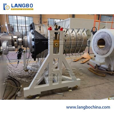 플라스틱 PVC 배수관 압출기 골판관 압출 성형기