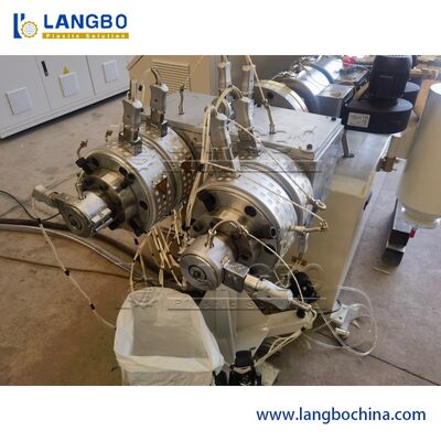 630mm 플라스틱 압출기 이중 스크류 PVC 파이프용