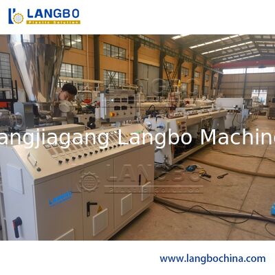 에너지 절약 플라스틱 관 밀어남 선, 새로운 조건 쌍둥이 나사 압출기