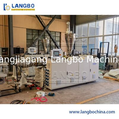 우수한 품질 20-200mm PVC 배수관 제조 기계 압출기