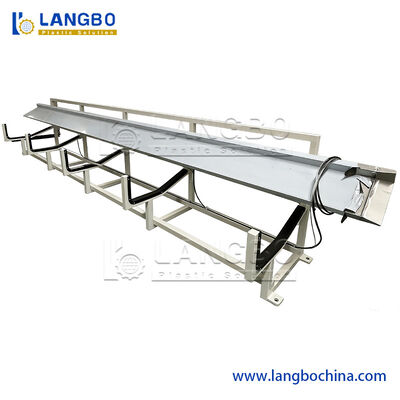 콘 칼 트윈 스크류 압출기 PVC 케이블 트렁크 프로파일 도관 채널 프로파일 압출 제조 기계