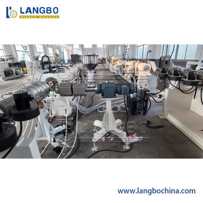 75-315mm 이중 단일 다층 PE 파이프 압출 라인 / HDPE 파이프 제조 기계 / 플라스틱 파이프 생산 라인