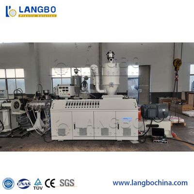 HDPE PE 파이프 추출 라인 16-800mm 파이프 범위와 60-900kg 용량