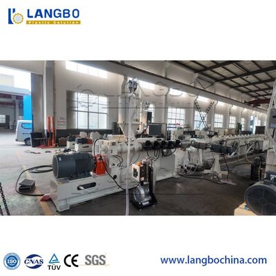 20-110mm 강화 PPR HDPE UPVC 파이프 압출기 라인, 파이프 스크류 압출기