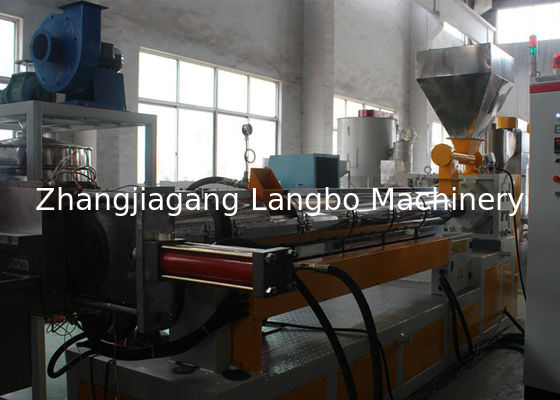 PE 과립 플라스틱 작은 알모양으로 하기 기계 펠릿 밀어남 기계 큰 압출기 수용량