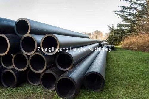 행성 절단기와 함께 색상 HDPE 파이프 제작 기계