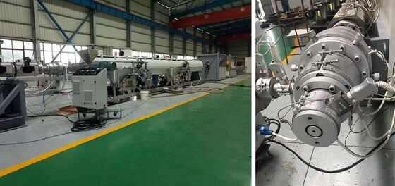 자동 Hdpe 파이프 압출 기계 65 밀리미터 지멘스 모터