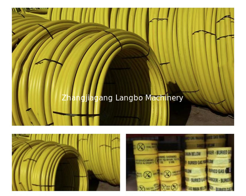 PE HDPE 파이프용 고속 단일 나사 진압 기계